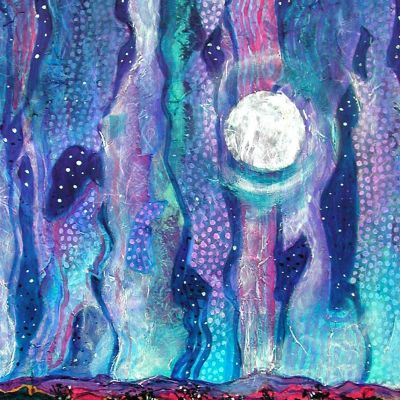 Moonlight Mystery - Acrylic 45 x 70 cm