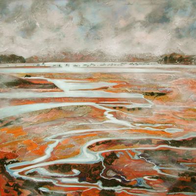 Misty Tide - Acrylic 100 x 100 cm 