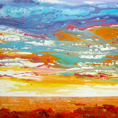 Beautiful Dawn - Acrylic 90 x 120 cm