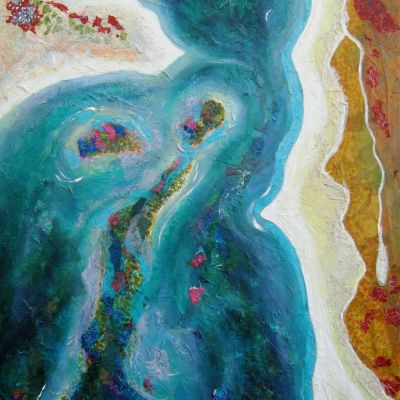 Opals of the Sea - Acrylic 120 x 90 cm