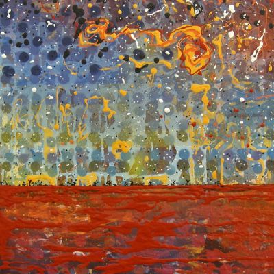 Starry Starry Desert Night - Acrylic 50x 60 cm