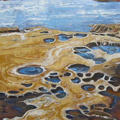 Rock Pools - Acrylic 90 x 120 cm